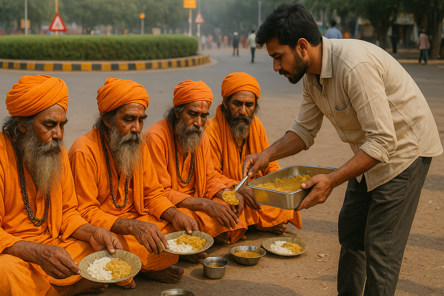 Monthly Annadaan for Sadhu-Sant