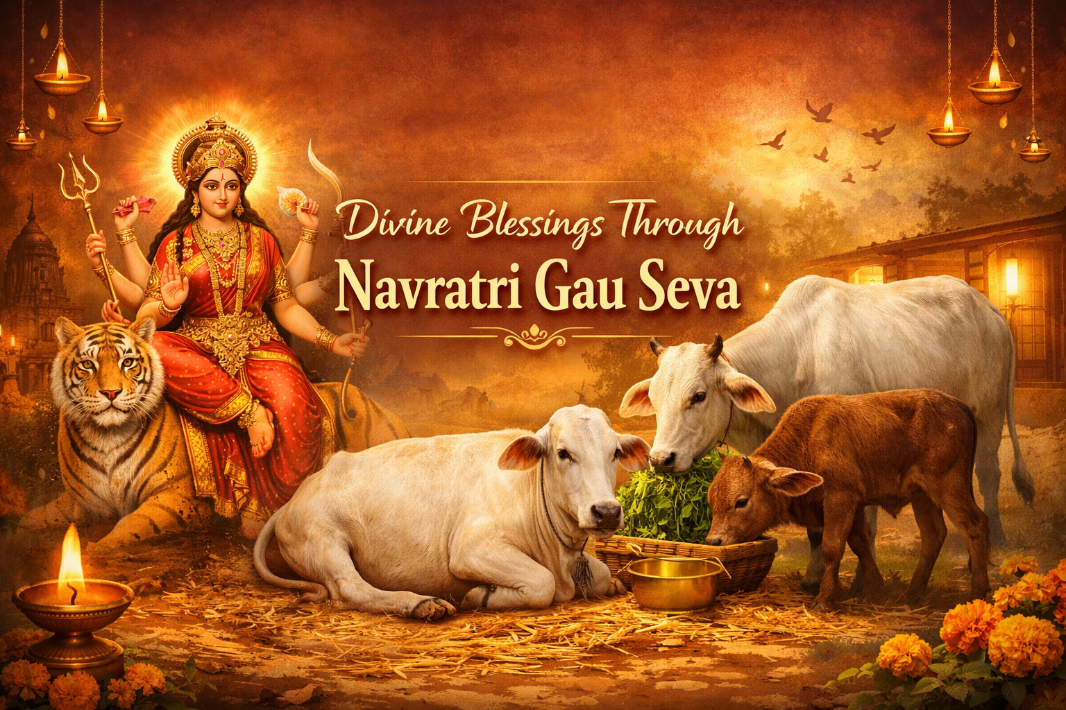Divine Blessings Through Navratri Gau Seva
