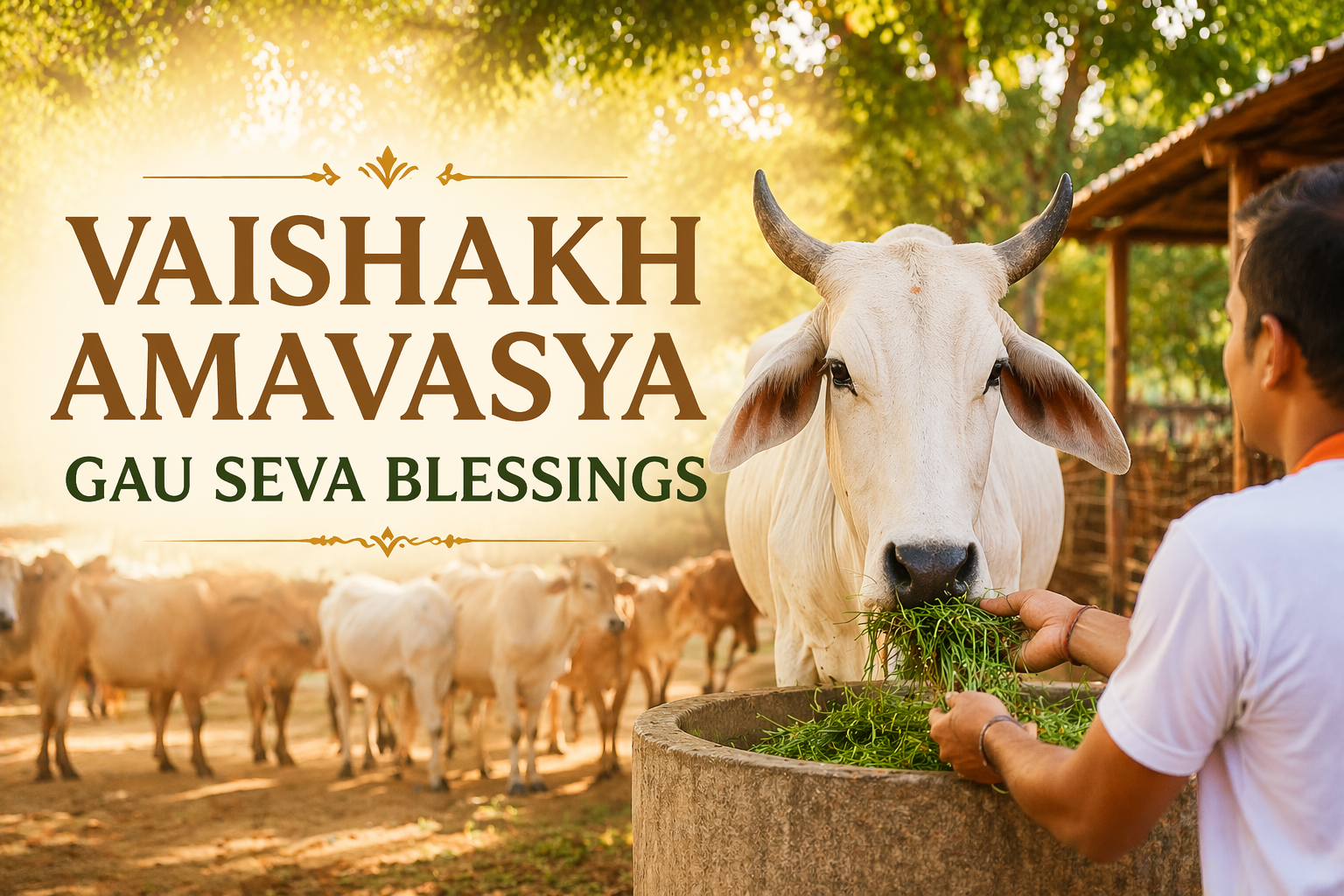 Vaishakh Amavasya Gau Seva Blessings