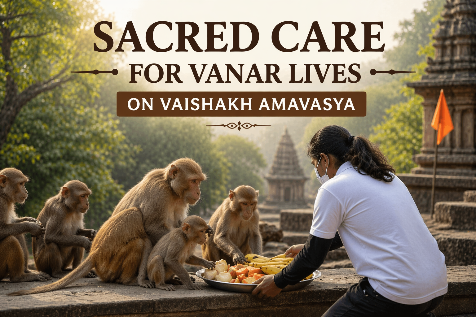 Sacred Care for Vanar Lives on Vaishakh Amavasya