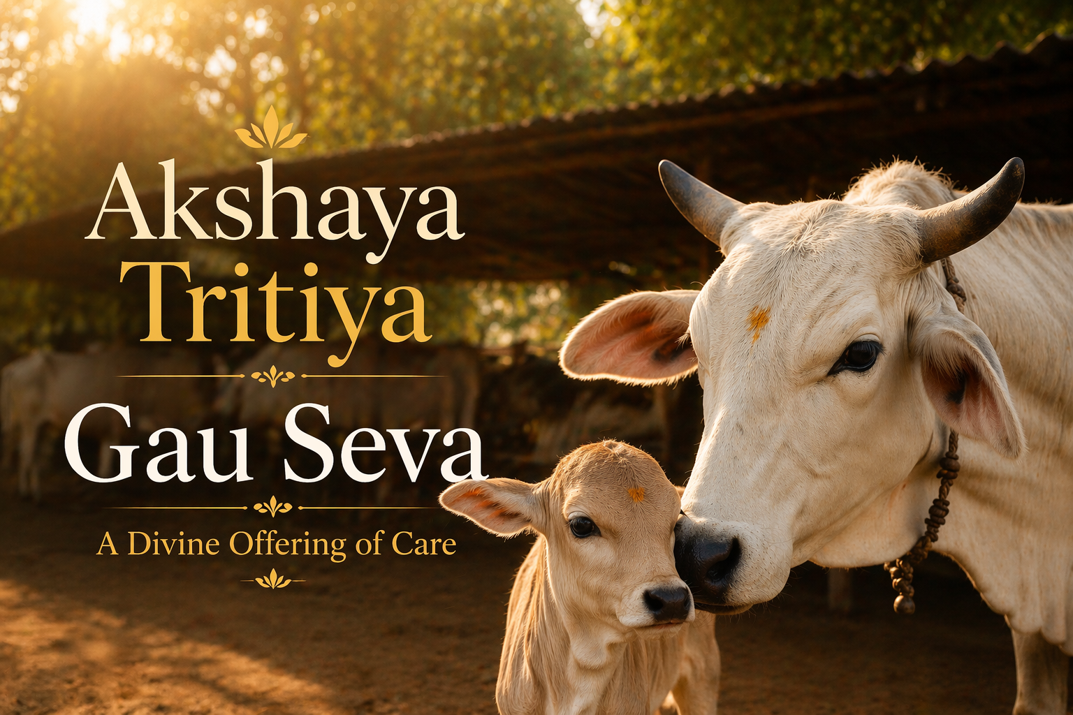 Akshaya Tritiya Gau Seva: A Divine Offering of Care