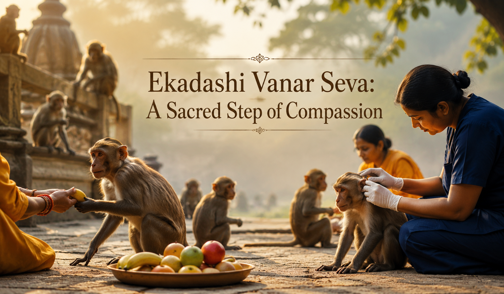 Ekadashi Vanar Seva: A Sacred Step of Compassion