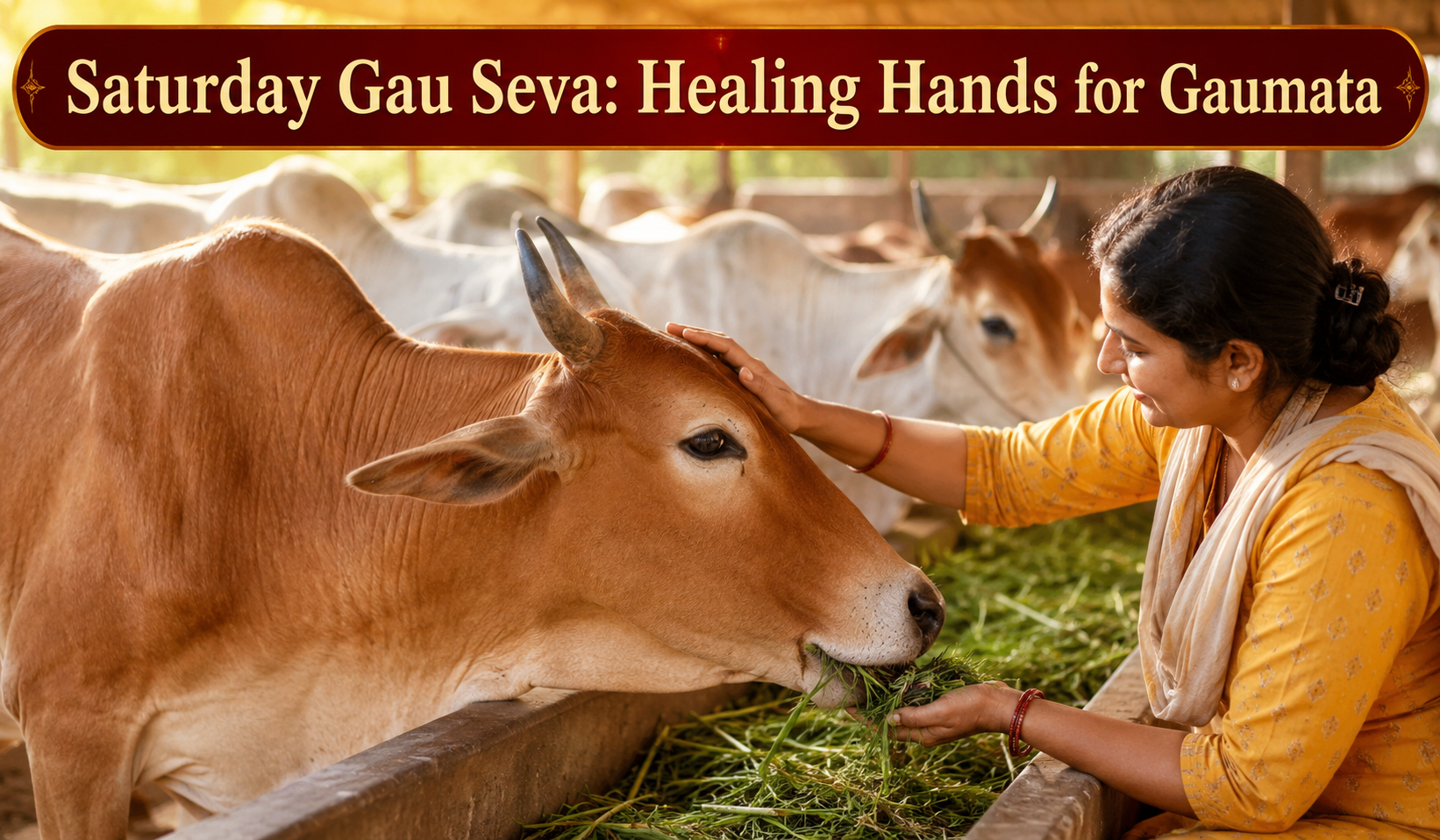 Saturday Gau Seva: Healing Hands for Gaumata