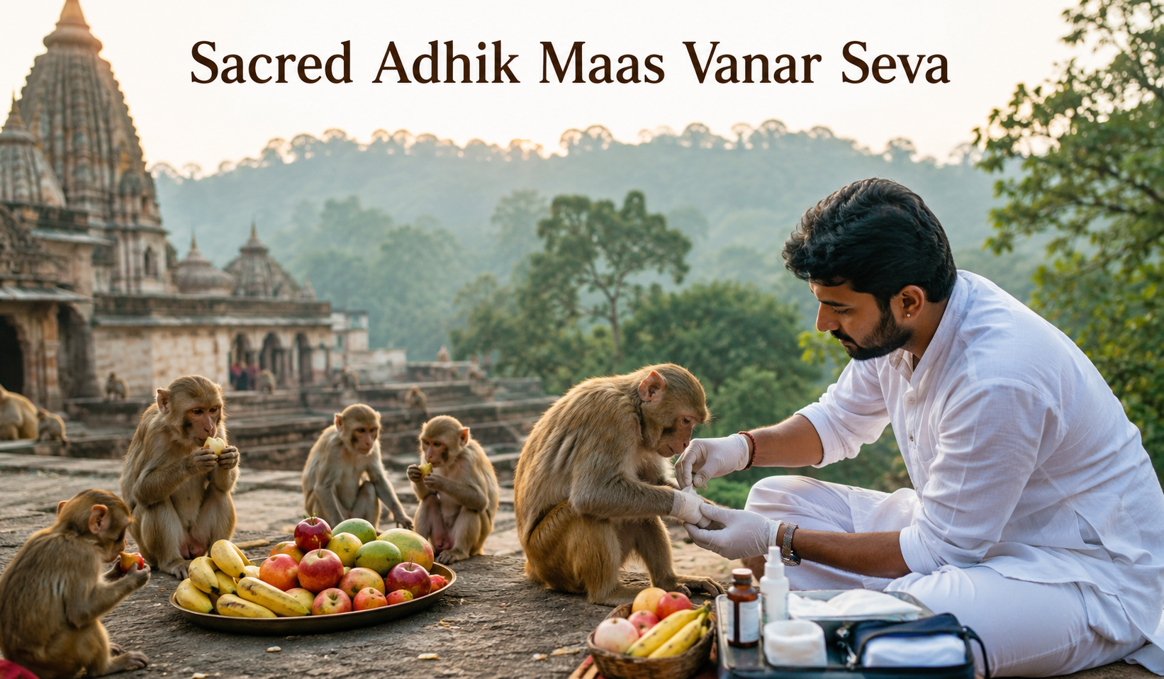 Sacred Adhik Maas Vanar Seva