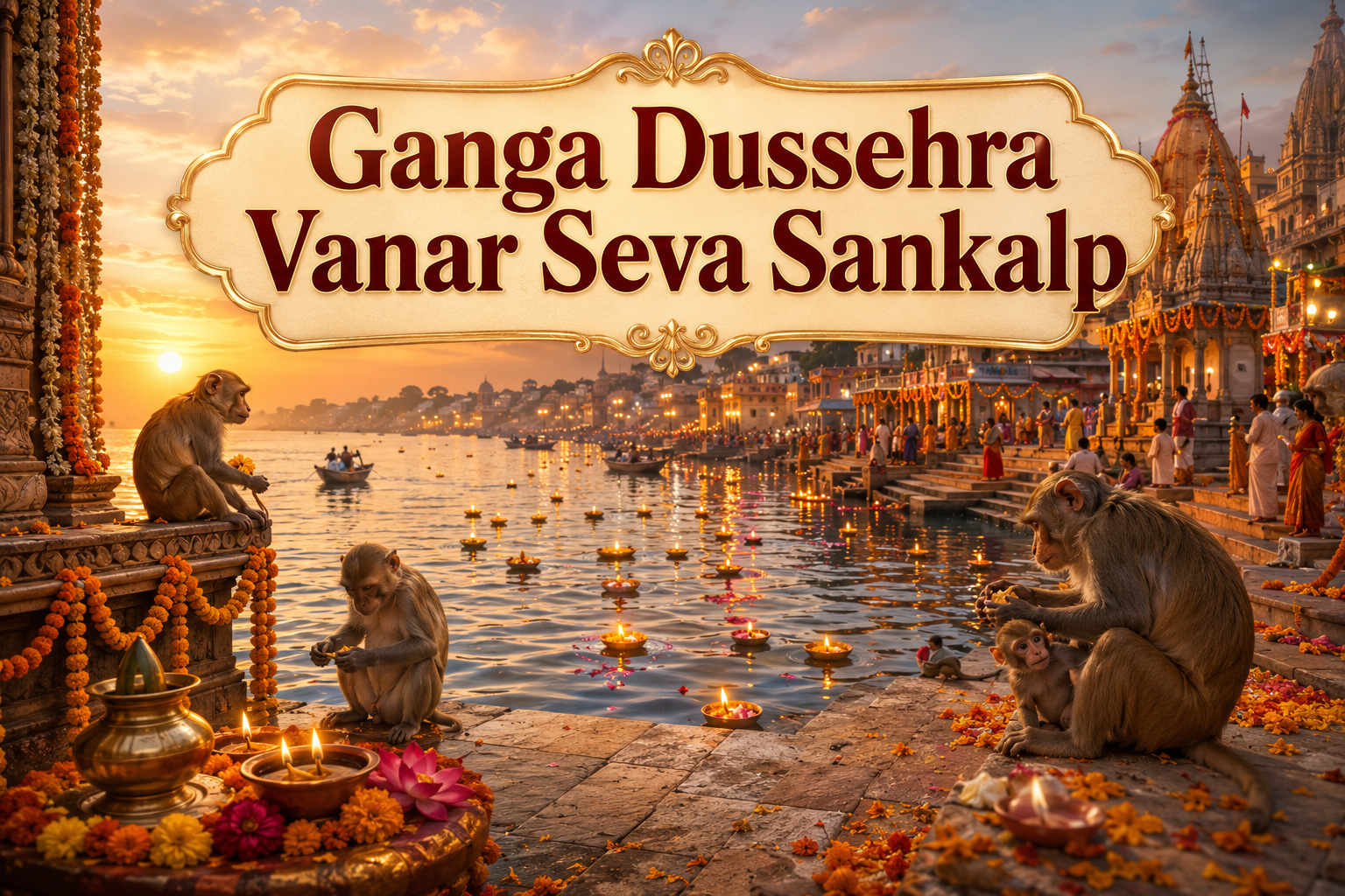 Ganga Dussehra Vanar Seva Sankalp