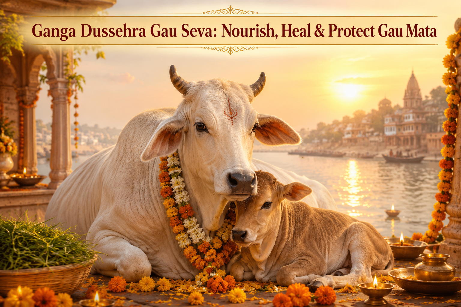 Ganga Dussehra Gau Seva: Nourish, Heal & Protect Gau Mata