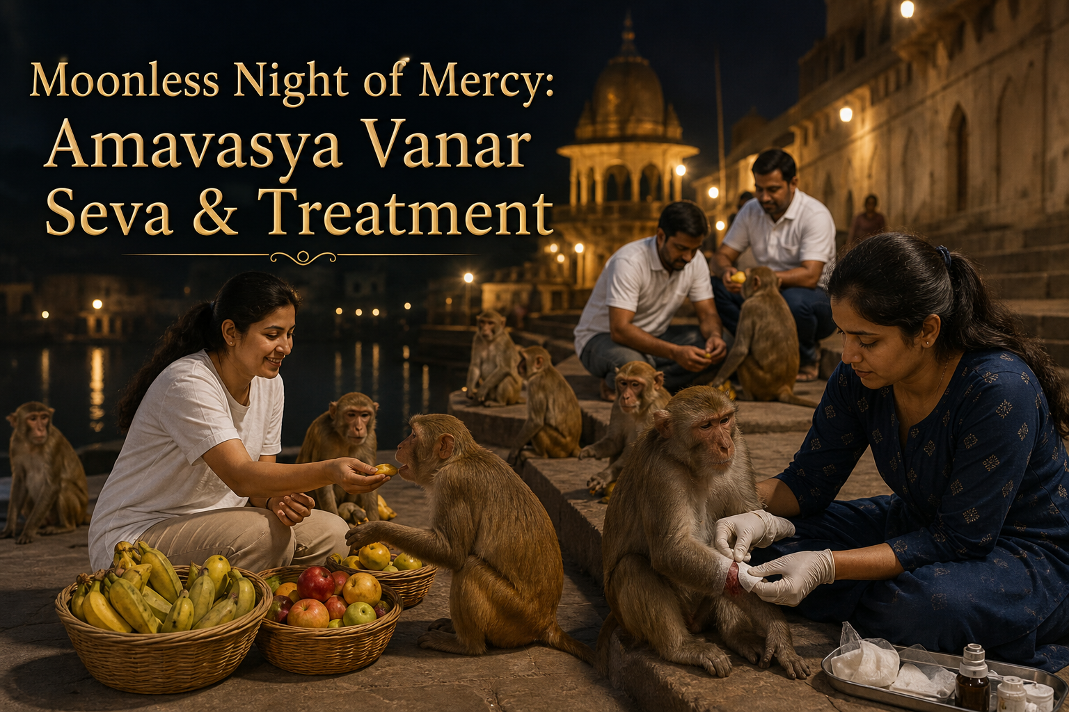 Moonless Night of Mercy: Amavasya Vanar Seva and Treatment