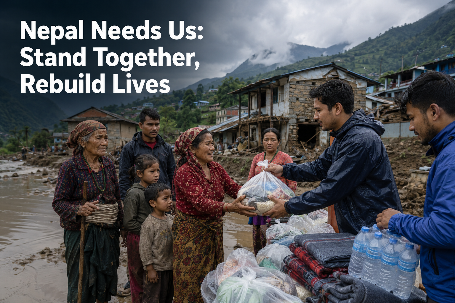 Nepal Needs Us: Stand Together, Rebuild Lives